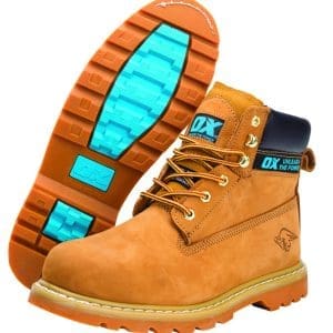 OX Honey Nubuck Safety Boot  - Size 11