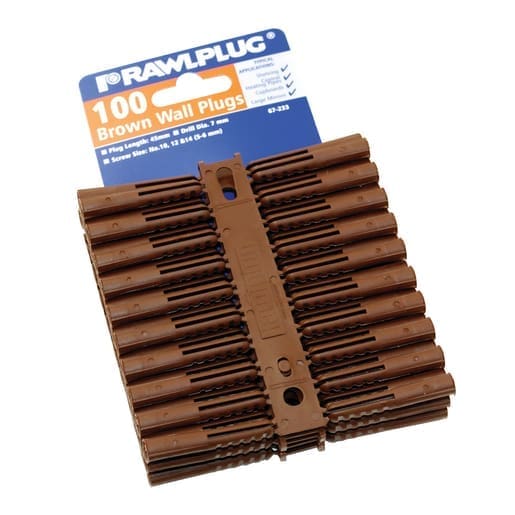 brown wall plugs