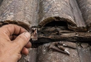 reused old materials and fixings
