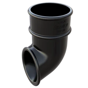 Round Downpipe Shoe - Black