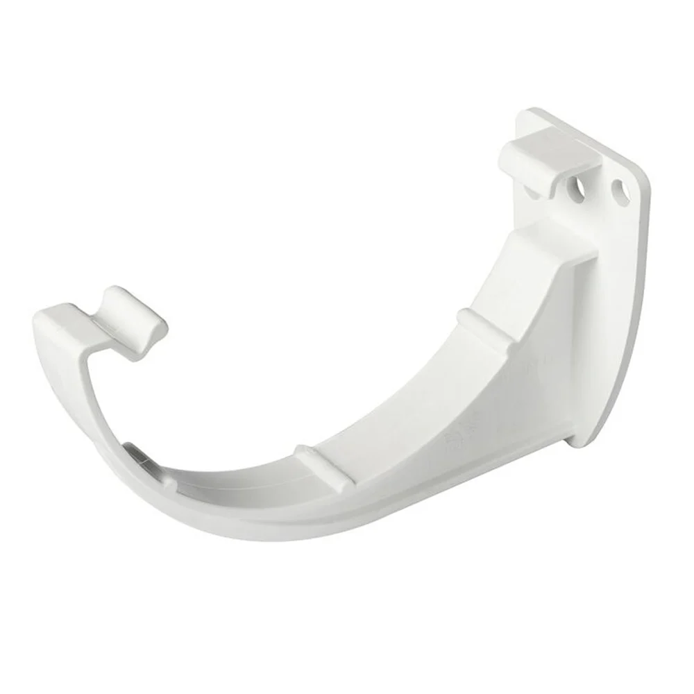 Round Fascia Bracket - White