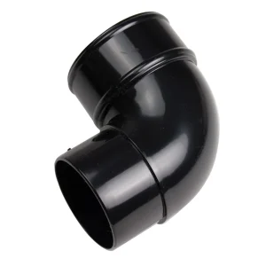 Round Gutter Bend (92.5) Offset Bend - Black