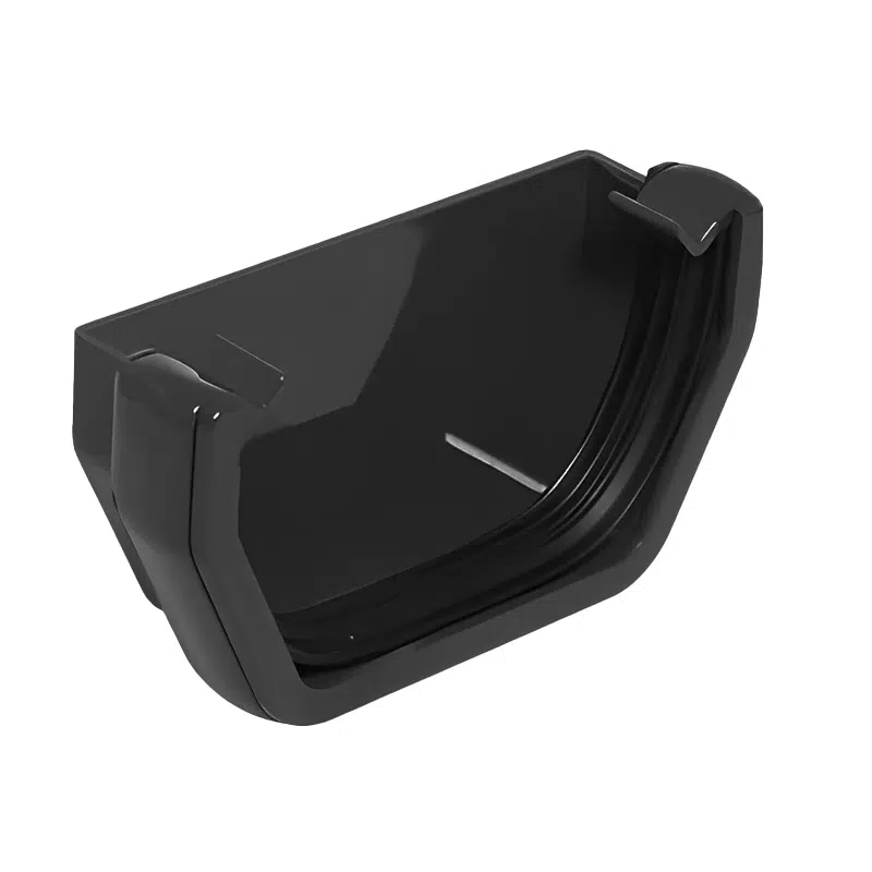 Square External Stopend - Black