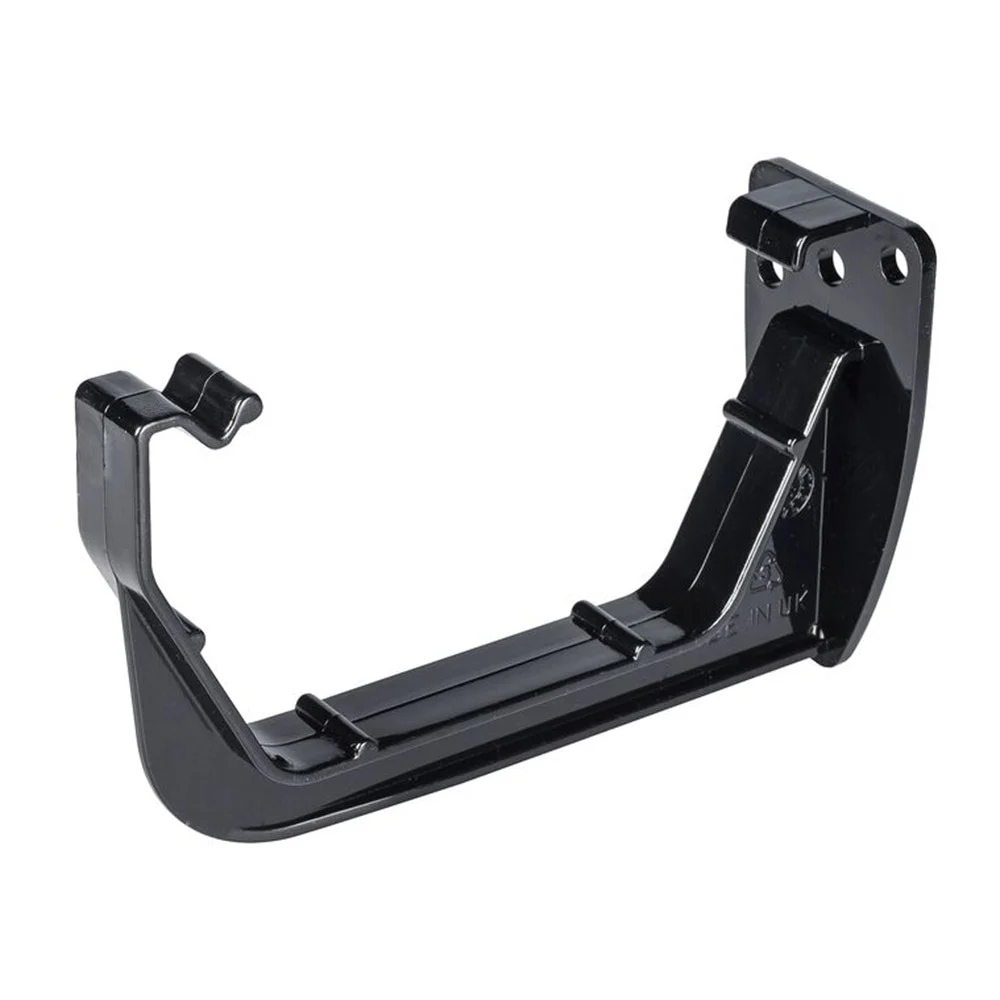 Square Fascia Bracket - Black