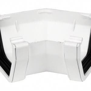 White Square Gutter Corner