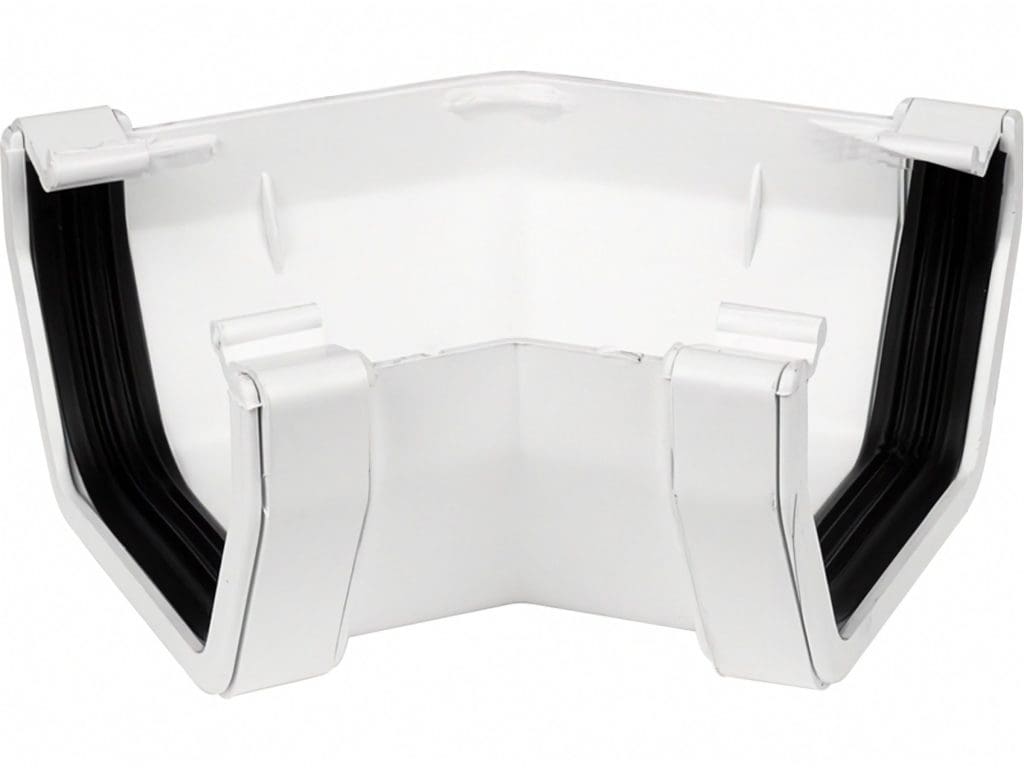 White Square Gutter Corner