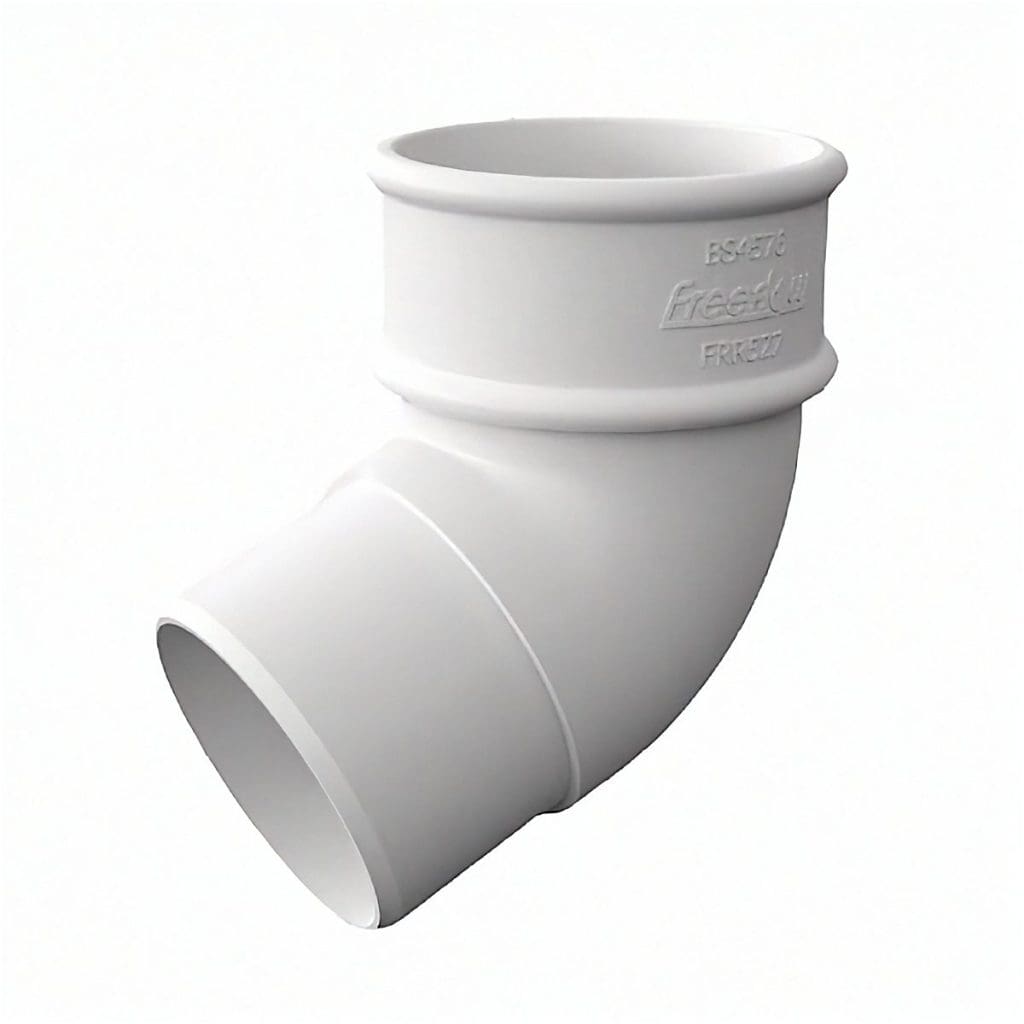 White Round Offset Bend