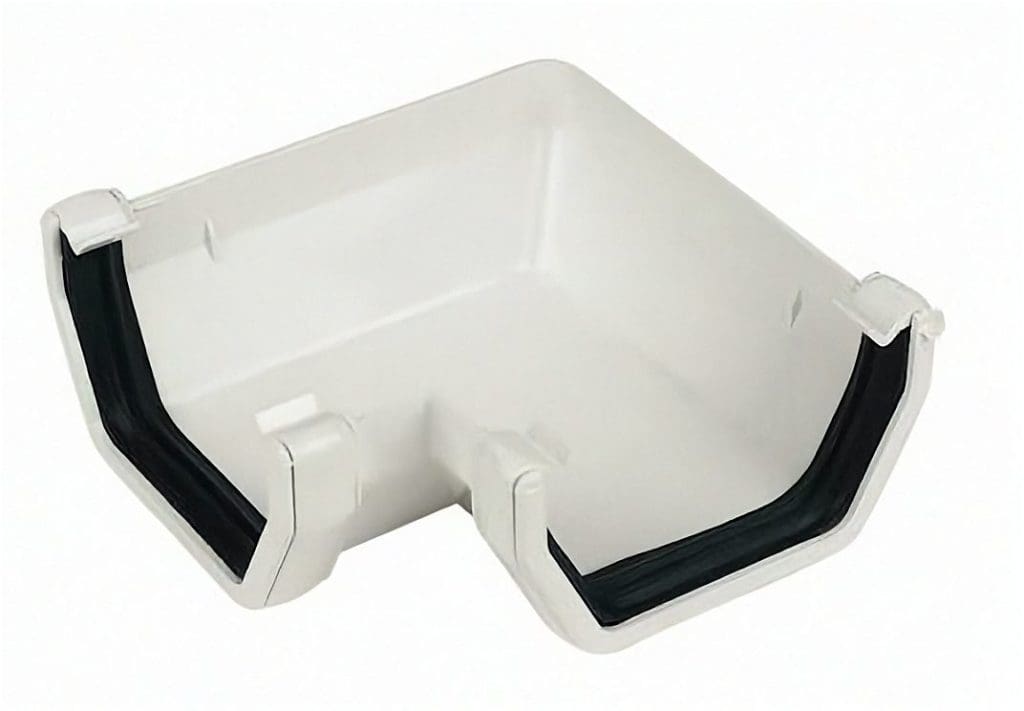 square gutter corner